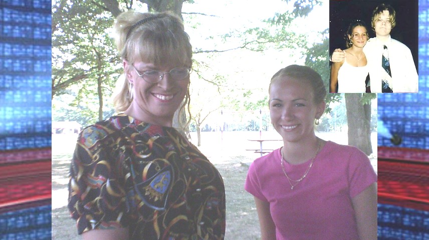 Veronica Schmerber (right) in this July 30, 2011 (and left on inset from April 28, 2001) photo proved to fulfill the prom date title of yours truly. According to Sheena Jay, Angela Willis, my finacee at the time would have been ineligible due to being over the age of 21.